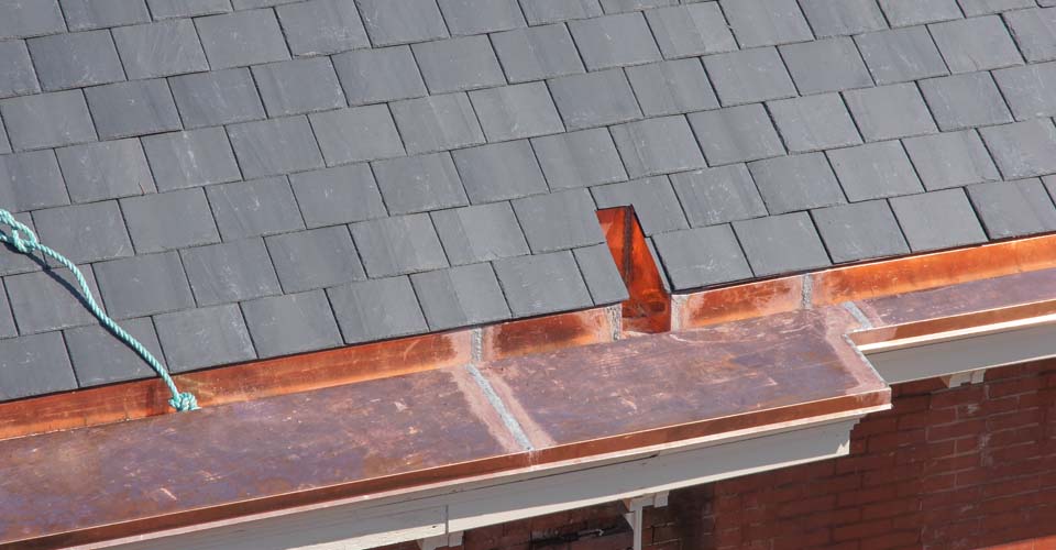 copper gutter