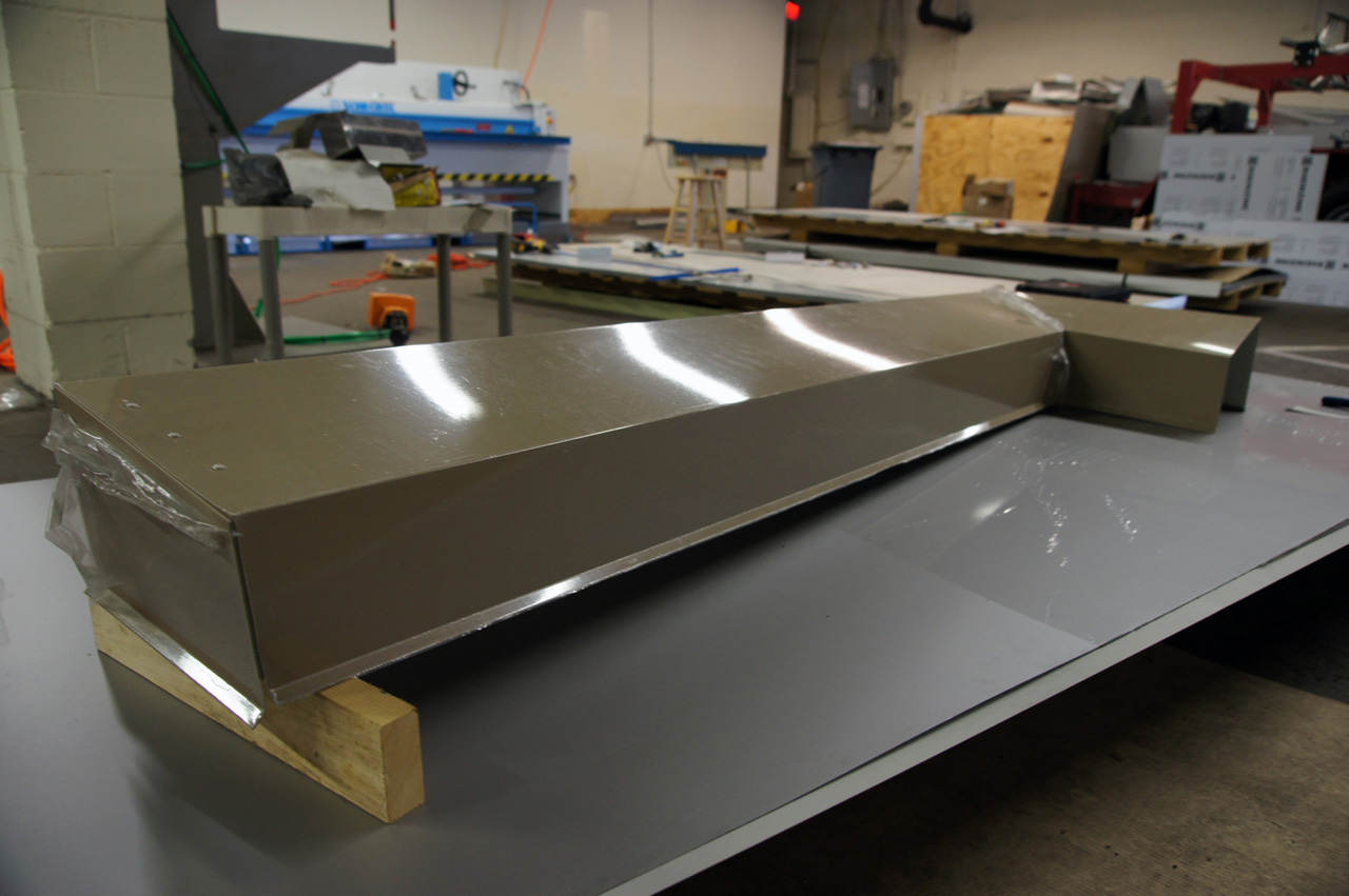 Custom Sloped Copping - Bensalem Metal
